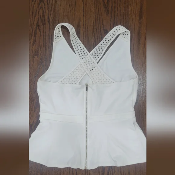 Dynamite Crisscross white blouse - Picture 4 of 5